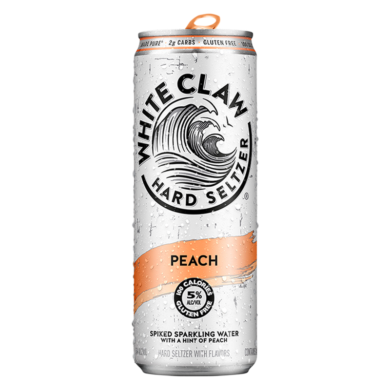 White Claw Seltzer Peach 6pk 12oz Can 5.0% ABV