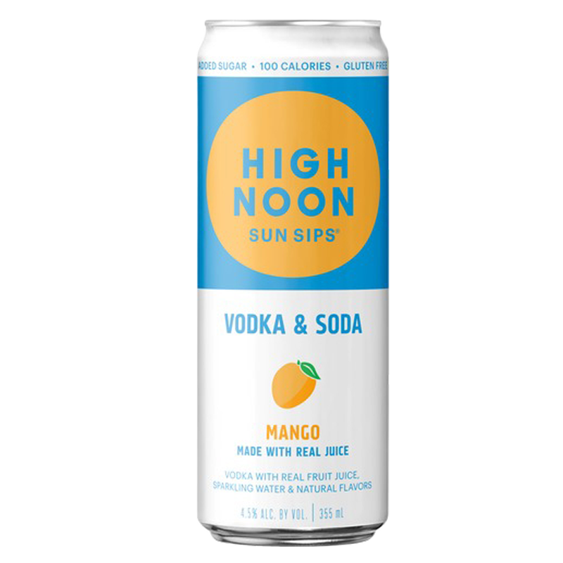 High Noon Mango Vodka Hard Seltzer 4pk 12oz Cans 4.5% ABV