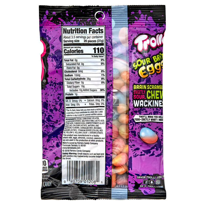 Trolli Sour Brite Eggs Gummy Candy 4oz