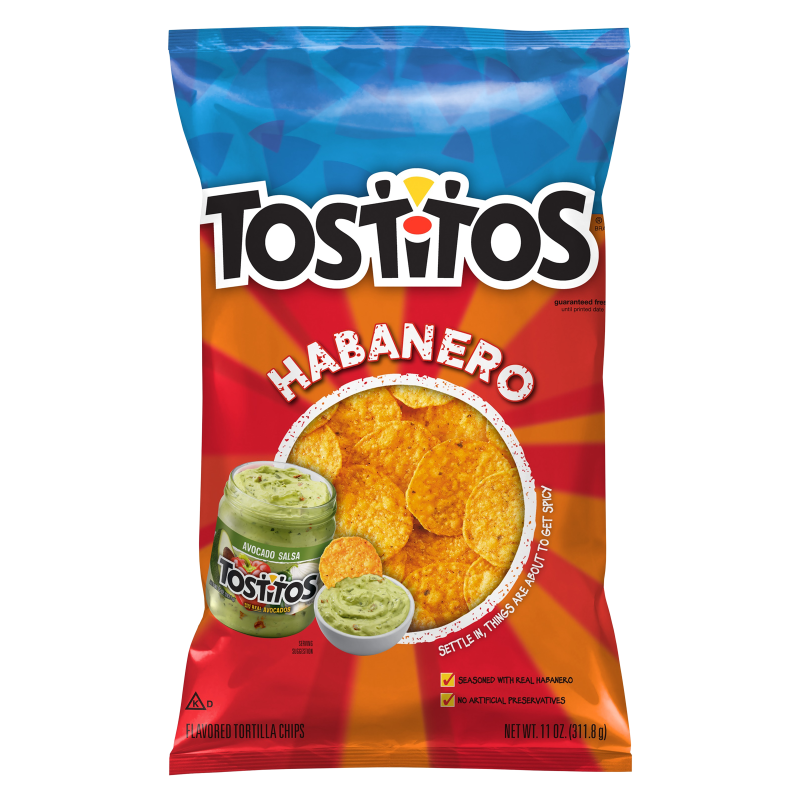 Tostitos Habanero Bite-Size Rounds Tortilla Chips 11oz