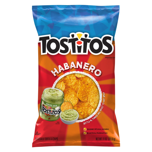 Tostitos Habanero Bite-Size Rounds Tortilla Chips 11oz