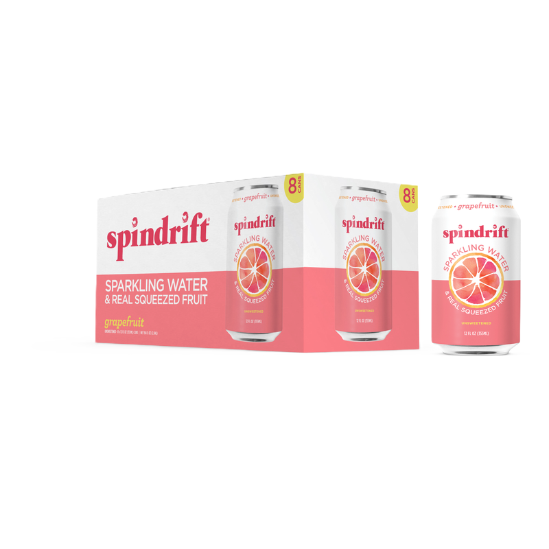 Spindrift Grapefruit Sparkling Water 8pk 12oz can