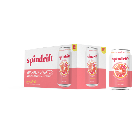 Spindrift Grapefruit Sparkling Water 8pk 12oz can