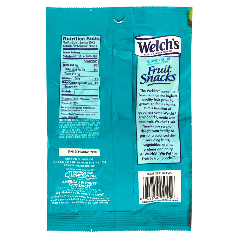 Welch's Island Fruits Fruit Snacks 5oz