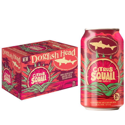 Dogfish Head Citrus Squall Double Golden Ale 6pk 12oz Can 8% ABV