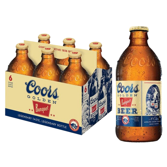 Coors Banquet 6pk 12oz Btl 5.0% ABV