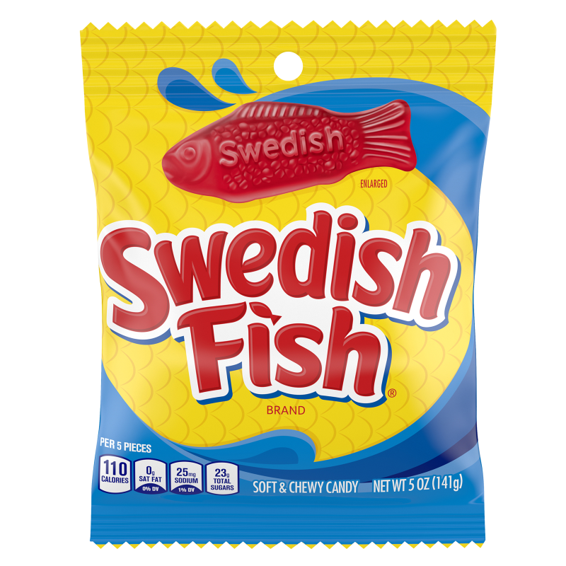 Swedish Fish Red Soft & Chewy Candy 5oz