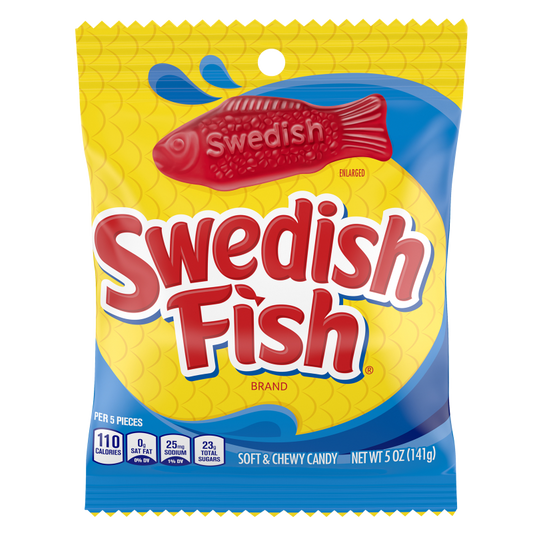 Swedish Fish Red Soft & Chewy Candy 5oz