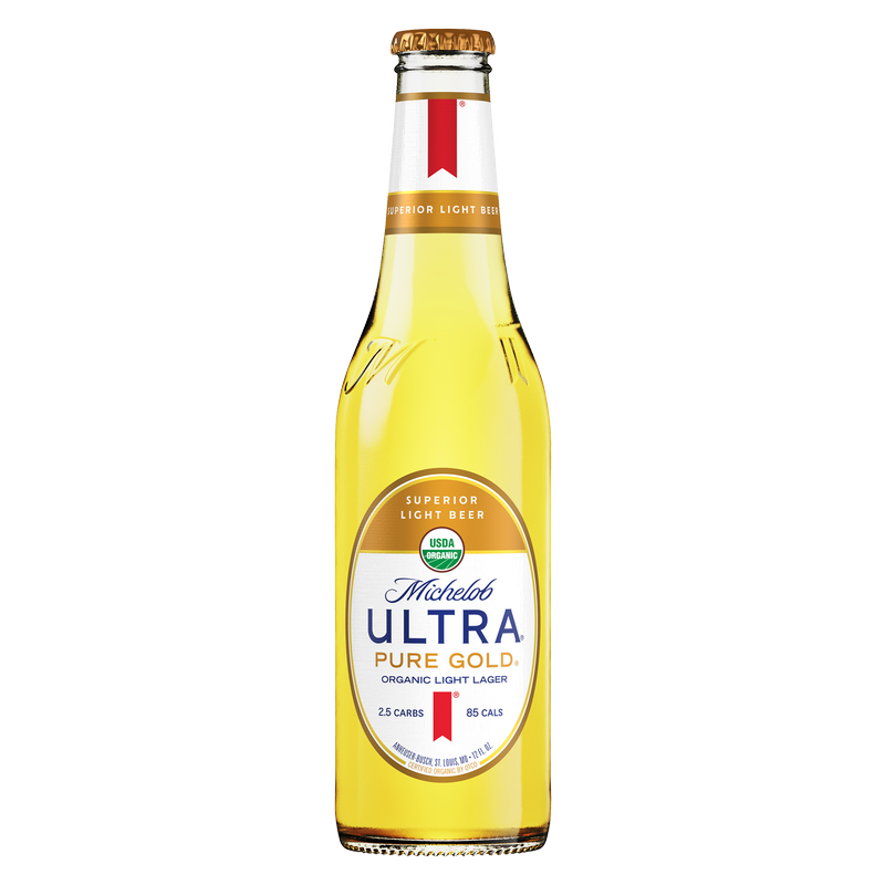 Michelob Ultra Pure Gold 12pk 12oz Btl 4.2% ABV