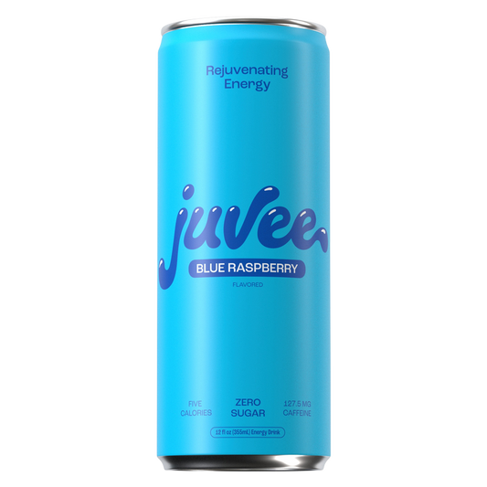 Juvee Blue Raspberry 12oz Slim Can