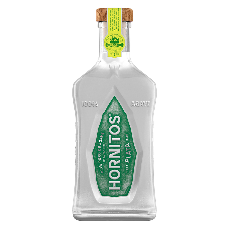 Hornitos Plata Tequila 750ml (80 Proof)