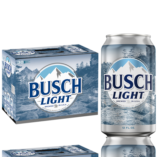 Busch Light 30pk 12oz Can 4.1% ABV