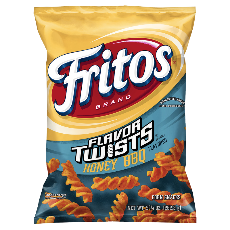 Fritos Flavor Twists Honey BBQ Corn Chips 9.25oz