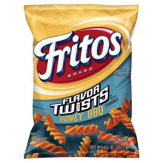 Fritos Flavor Twists Honey BBQ Corn Chips 9.25oz