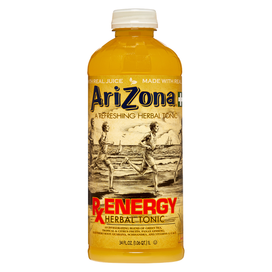 AriZona Rx Energy Tea 34oz Btl