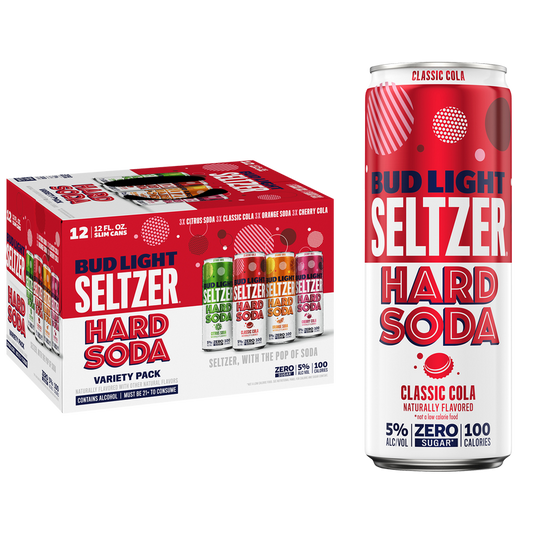 Bud Light Hard Seltzer Hard Soda Variety 12pk 12oz Cans 5 % ABV