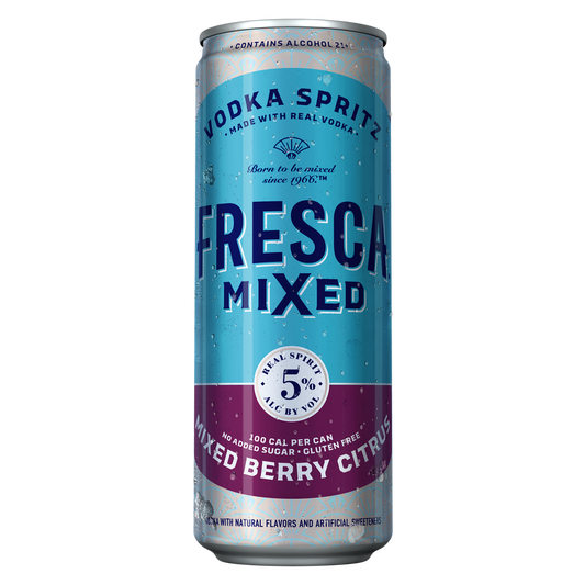 Fresca Mixed Vodka Spritz Berry Citrus Single 12oz Can 5% ABV