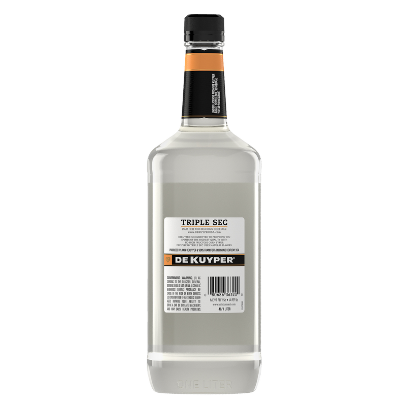 Dekuyper Triple Sec Liqueur 1L (48 proof)