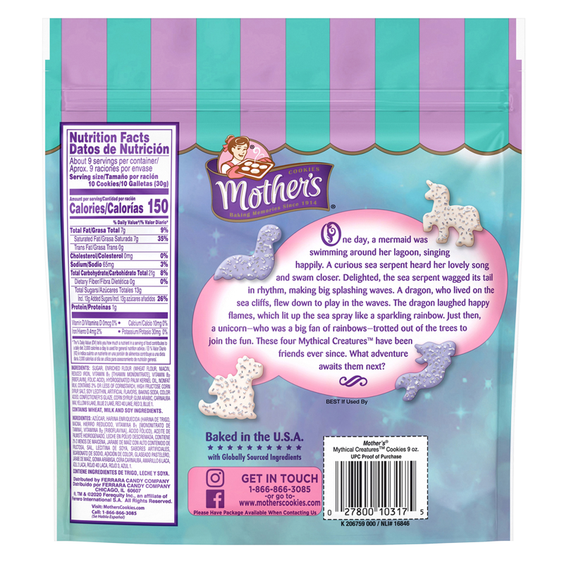 Mother's Mythical Creatures Cookies 9oz