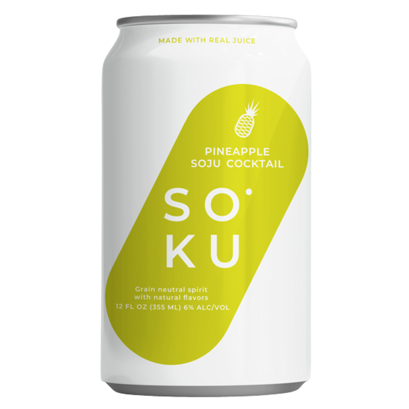 Soku Pineapple Soju Seltz 355ml