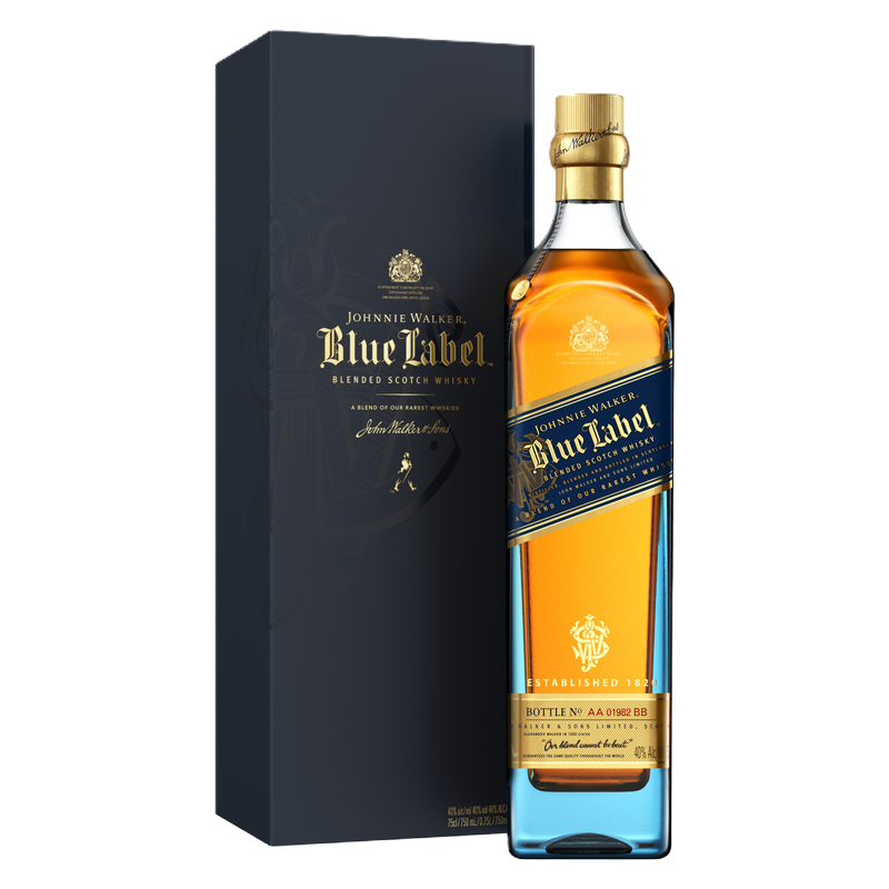 Johnnie Walker Blue Label Blended Scotch Whisky, 750ml (80 Proof)