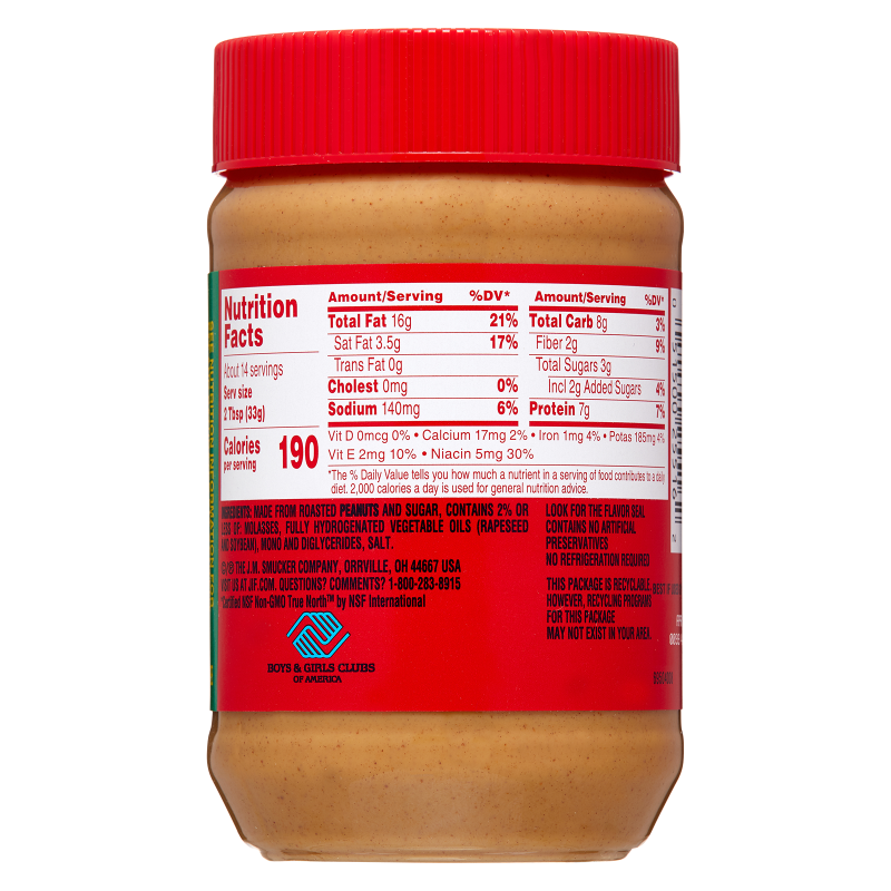 JIF Creamy Peanut Butter 16oz