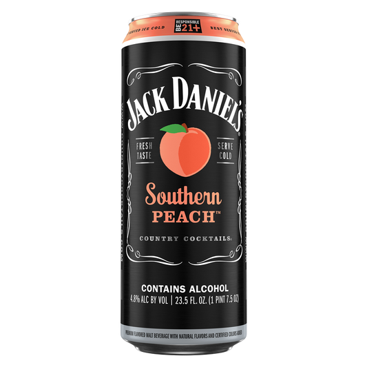 Jack Daniel's Country Cocktails Southern Peach Single 23.5oz Can 4.8% ABV