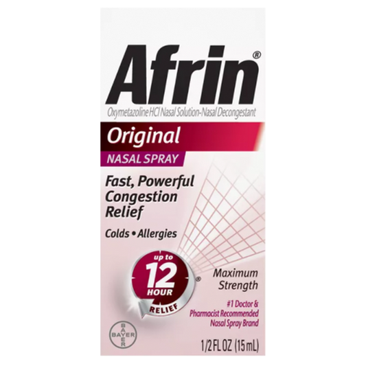 Afrin Original 12-Hour Maximum Strength Nasal Spray 0.5oz