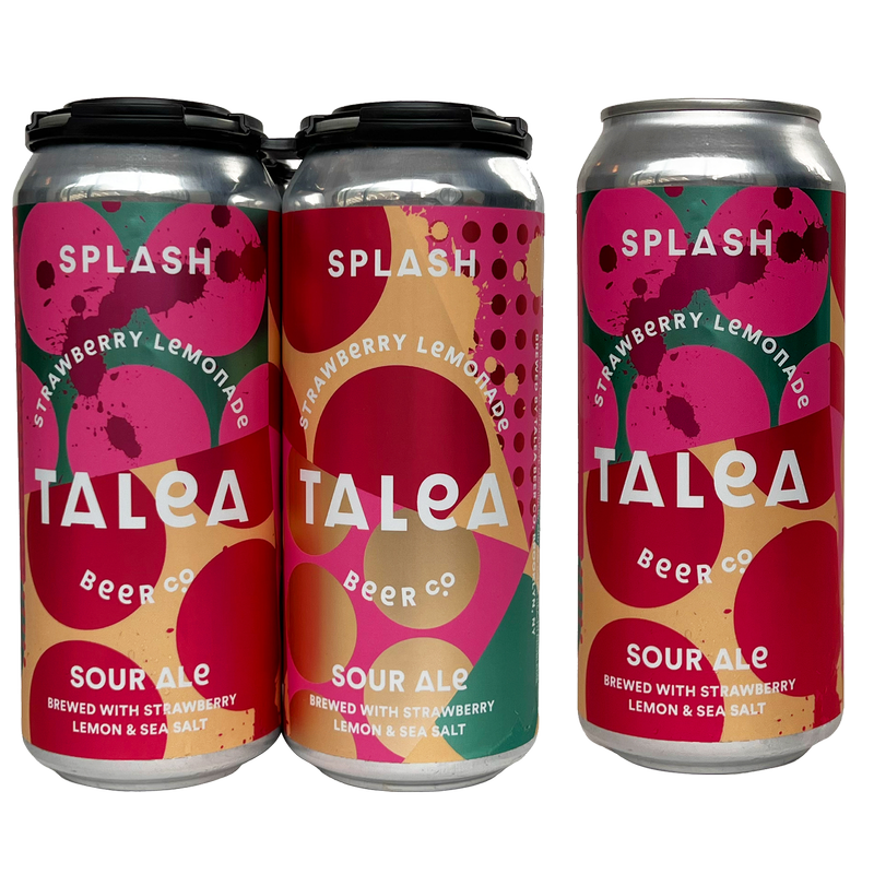 TALEA STRAWBERRY LEMONADE SPLASH Sour Ale 4pk 16oz Can 5.0% ABV