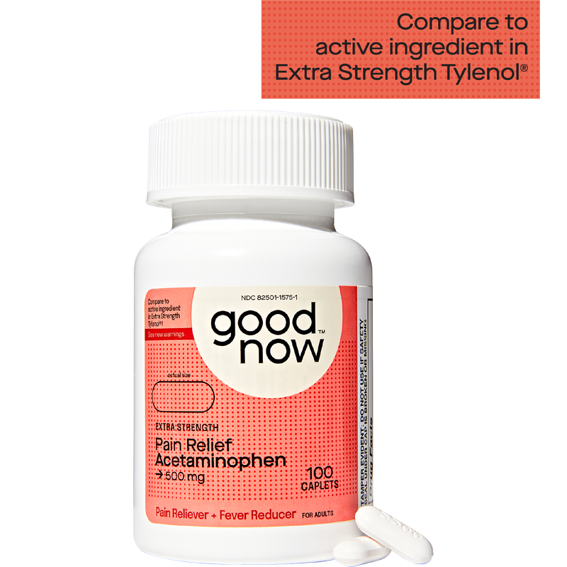 Goodnow Extra Strength Pain Relief Acetaminophen 100 caplets