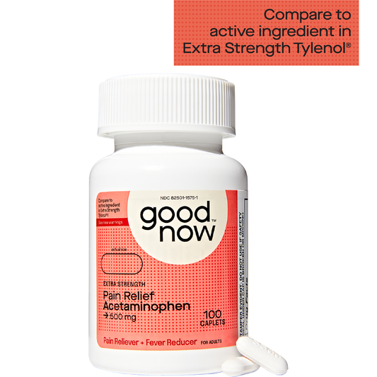 Goodnow Extra Strength Pain Relief Acetaminophen 100 caplets