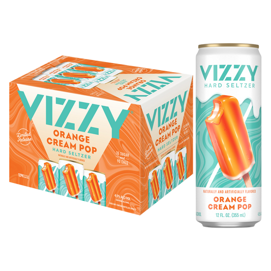 Vizzy Orange Cream Pop 12pk 12oz Can 4.5% ABV