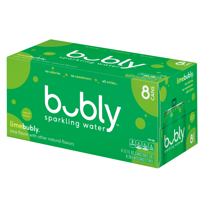 Bubly Lime 8pk 12oz Can