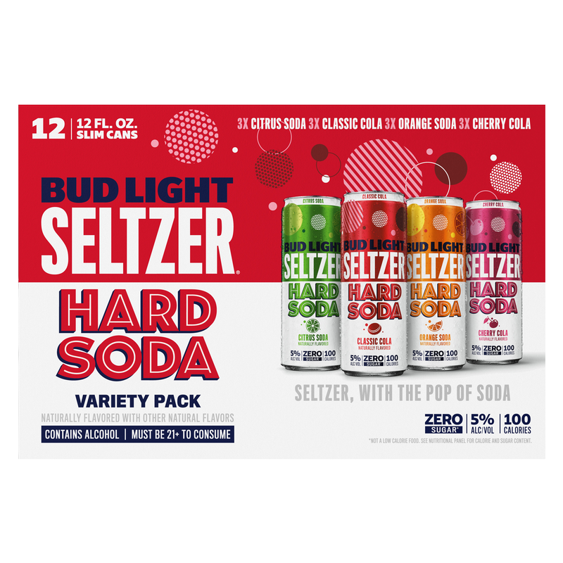 Bud Light Hard Seltzer Hard Soda Variety 12pk 12oz Cans 5 % ABV