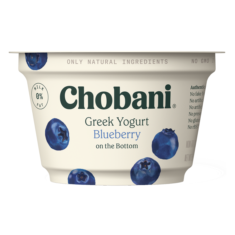 Chobani Blueberry on the Bottom Non-Fat Greek Yogurt - 5.3oz