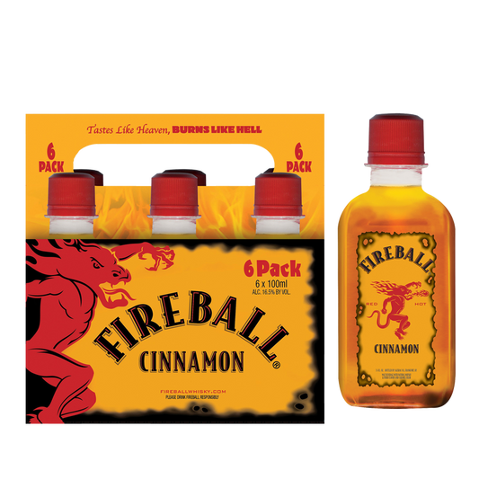 Fireball Cinnamon 6pk 100ml (33 Proof)