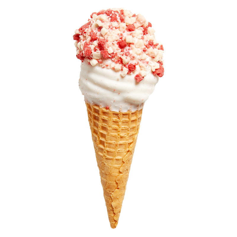 Blue Bunny Strawberry Shortcake Mini Swirls Dipped Cones 8ct