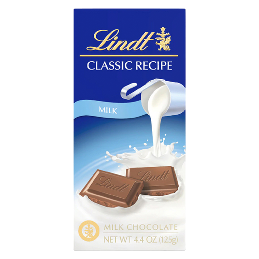 Lindt Classic Recipe Milk Chocolate Bar 4.4oz