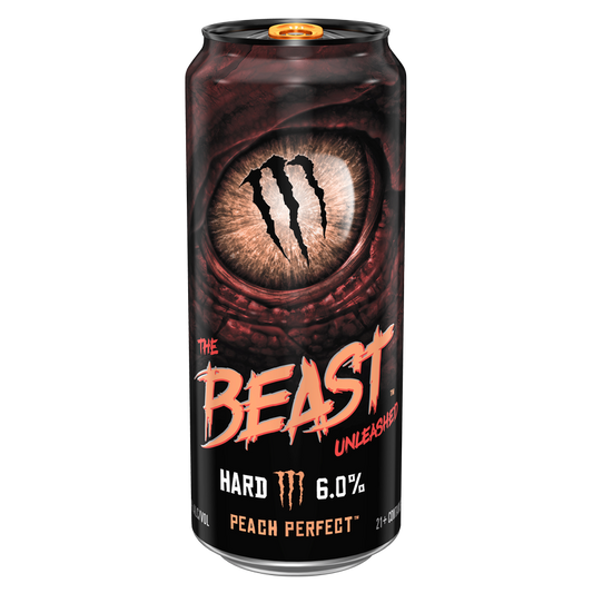 The Beast Unleashed Peach Perfect Single 16oz Can 6% ABV