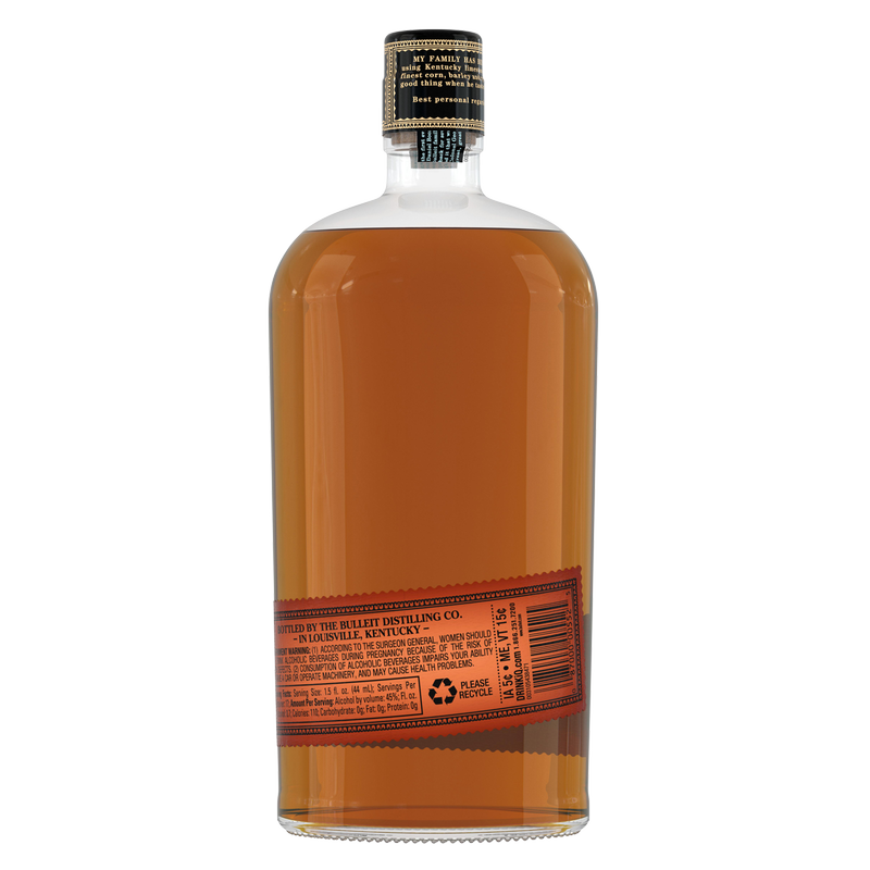 Bulleit Bourbon Whiskey 750ml (90 Proof)