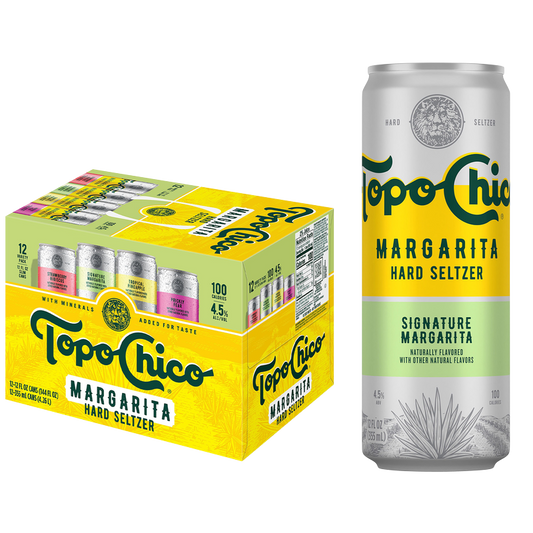 Topo Chico Agave Margarita Hard Seltzer Variety Pack 12pk 12oz Can 4.5% ABV