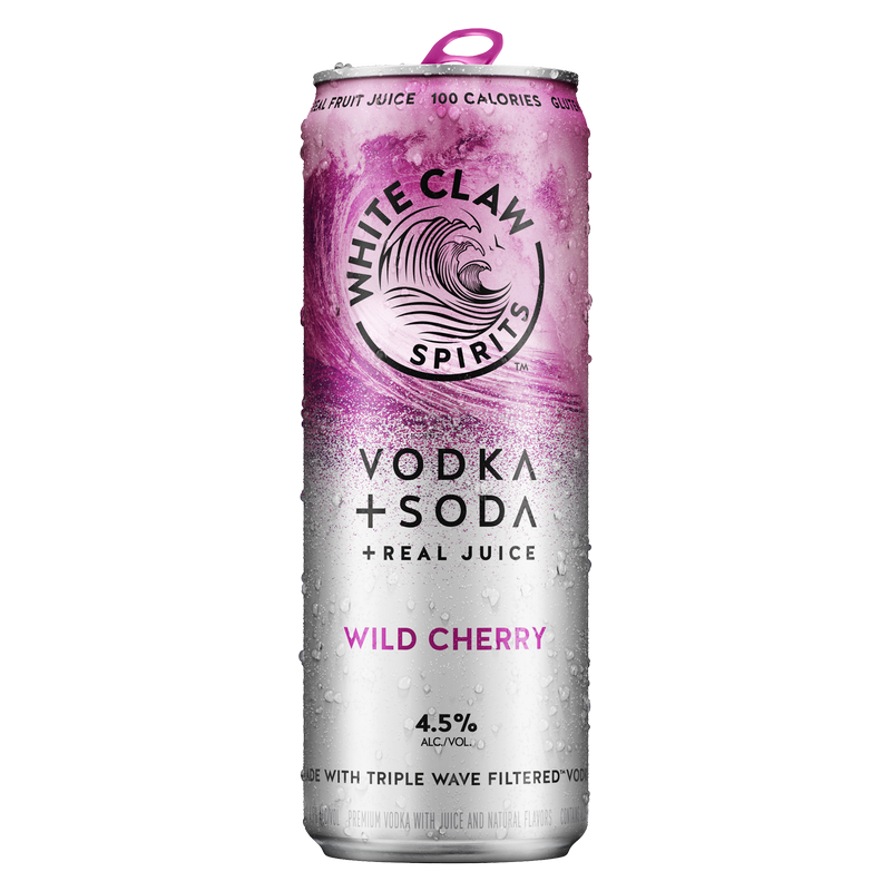 White Claw Vodka + Soda Wild Cherry 12oz Can 4.5% ABV