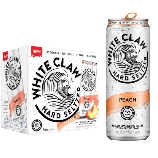 White Claw Seltzer Peach 6pk 12oz Can 5.0% ABV