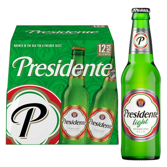 Presidente Lager 12pk 12oz Btl 5.0% ABV