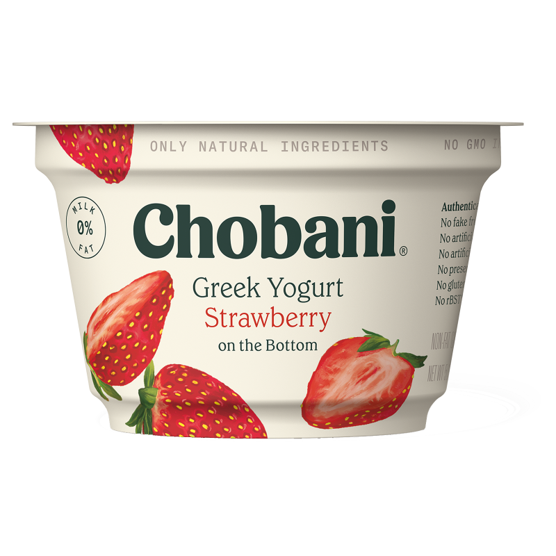 Chobani Strawberry on the Bottom Non-Fat Greek Yogurt - 5.3oz