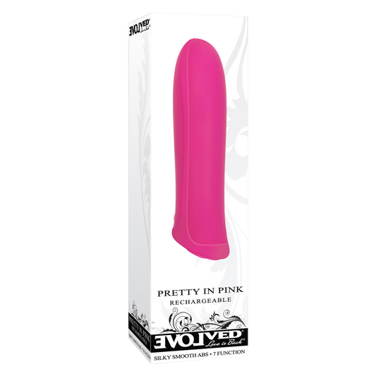 Evolved Pretty in Pink Silicone Rechargeable Personal Vibrator 1ct