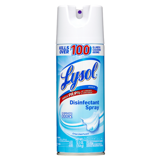 Lysol Crisp Linen Disinfectant Spray 12.5oz