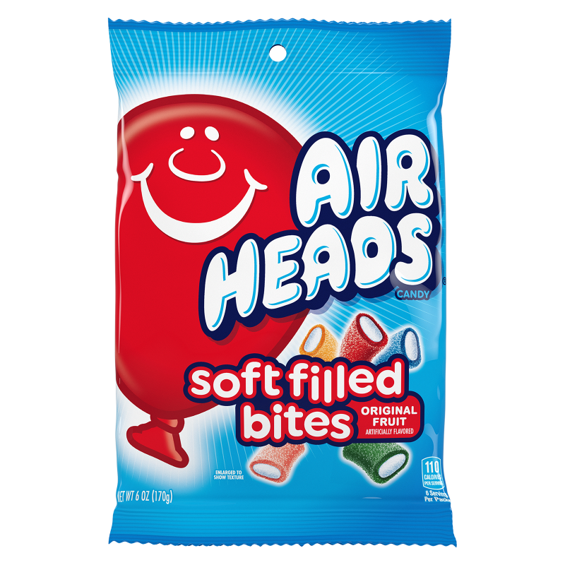 Airheads Original Fruit Soft Filled Bites 6oz