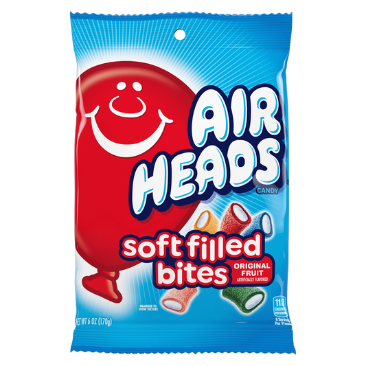 Airheads Original Fruit Soft Filled Bites 6oz