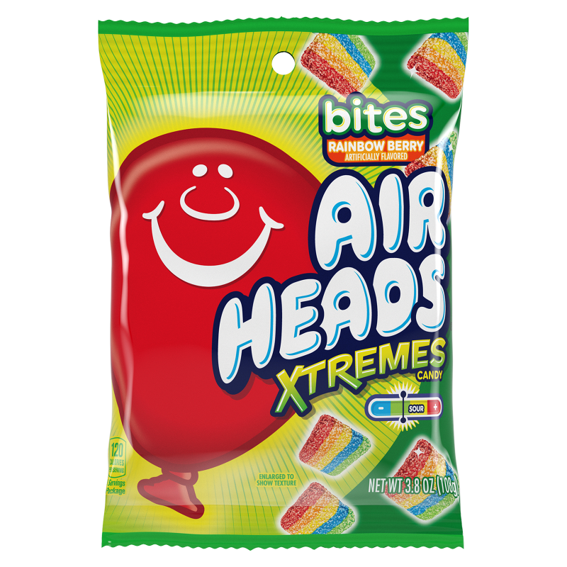 Airheads Xtremes Rainbow Berry Bites 3.8oz